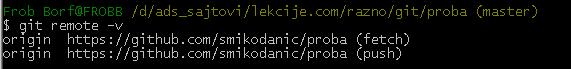 git remote verbose