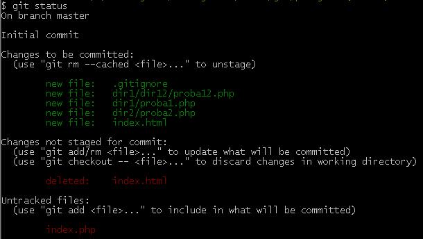 Git status
